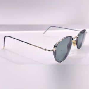 Vintage Autoflex Blue Gray Oval Sunglasses Frames Only